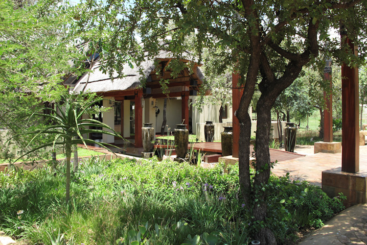 Jamala Madikwe Lodge outdoor shower elephants walking past best outdoor shower in industry South Africa