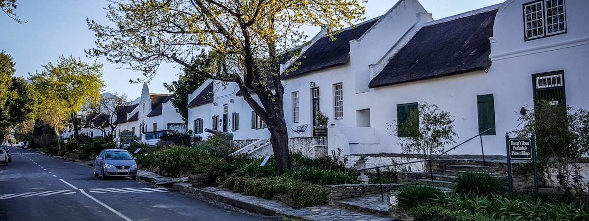 The town of Tulbagh, South Africa