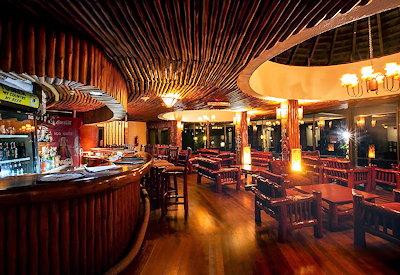 A excellent fully stocked bar area