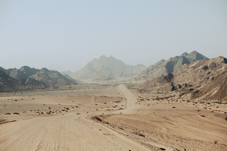 A view of the Namib Desert showcasing its vast, ancient landscapes.