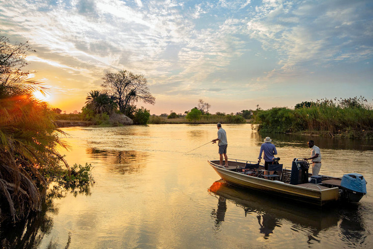 Okavango Delta fishing catch-and-release tigerfish tilapia bream catfish guides Botswana