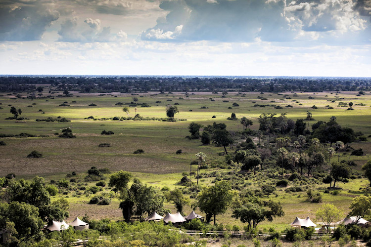 Mombo Camp Chief's Island Okavango Delta luxury tents Geoffrey Kent Suite lions leopards Botswana