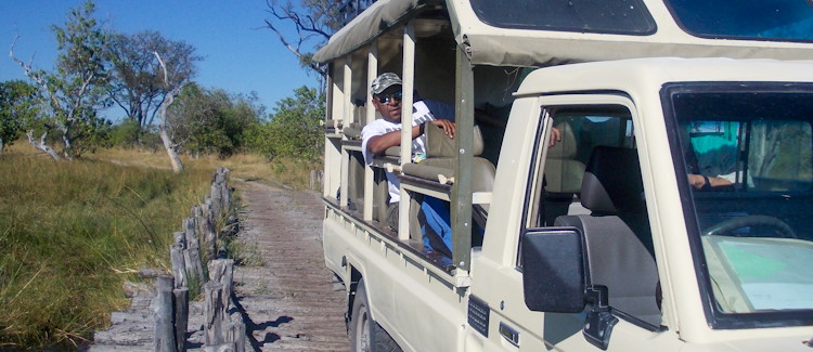 Best Botswana Safari Ever mobile camp tent mattress Okavango Delta first night bush babies city boy scared lions
