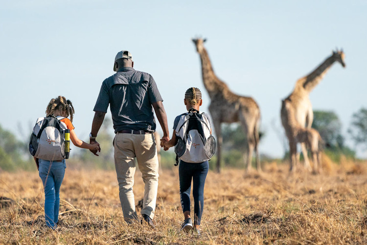 Family activities excursions Botswana game drives mokoro rides cultural fishing wildlife walks