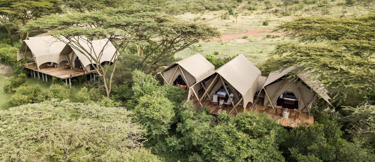 Mara Nyika Camp Naboisho Conservancy Masai Mara 5 luxury tented suites Relais Chateaux Kenya