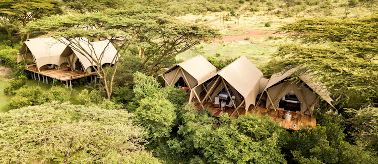 Mara Nyika Camp Naboisho Conservancy 5 luxury tents Oloololo Escarpment Relais Chateaux Kenya