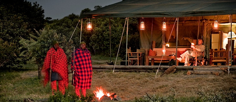 Porini Rhino Camp Ol Pejeta Conservancy Laikipia 8 tents rhino sanctuary Mount Kenya views Kenya
