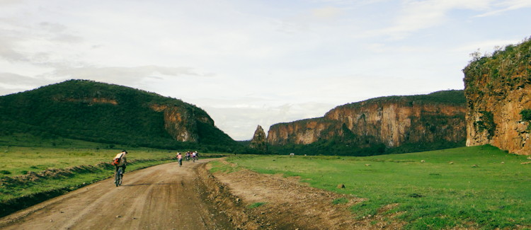 Fischer's Tower Hells Gate Kenya 25-metre ancient volcano Maasai legend petrified girl rock climbing