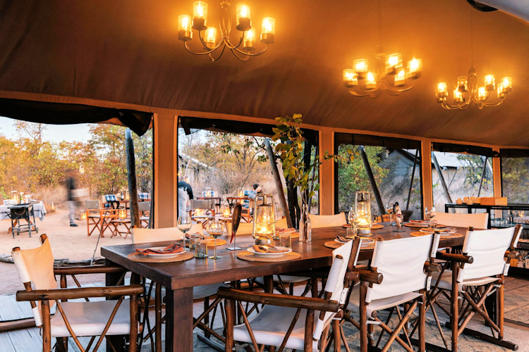 luxury-tented-safari-camps-kruger-national-park-2.jpg A scenic view of Simbavati Trails Camp with luxury tents nestled in the bush