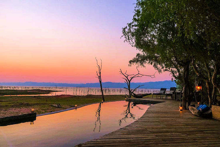 Changa Safari Camp amidst the stunning landscape of Hwange National Park