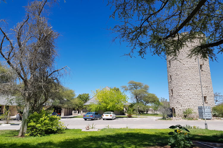 Self-drive safari Etosha National Park well-maintained roads floodlit waterholes nocturnal wildlife Namibia