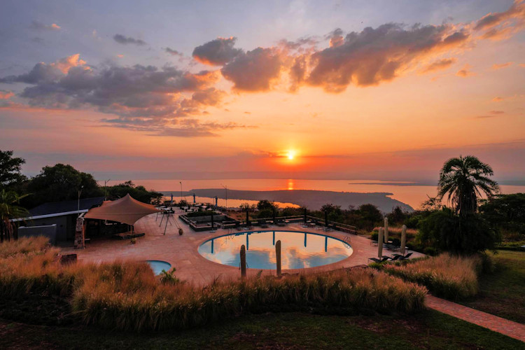 Akagera Game Lodge Akagera National Park Big Five guided game drives birding fishing Rwanda