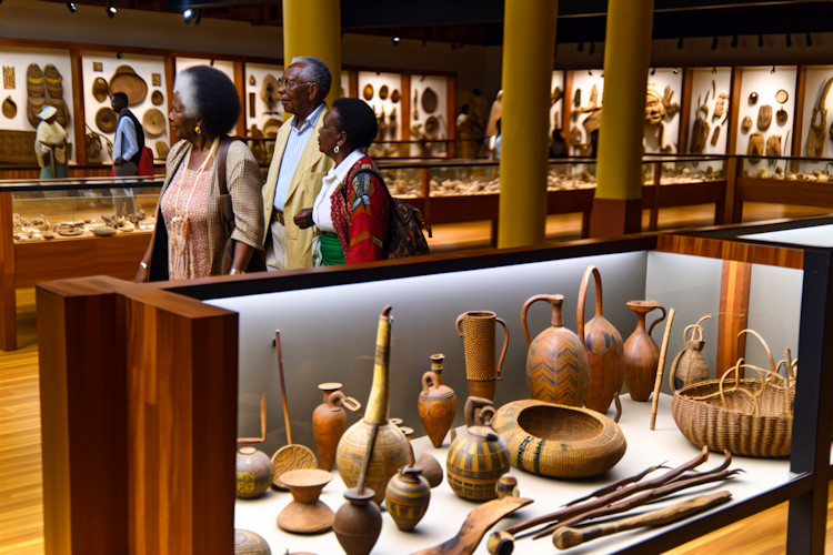 King's Palace Museum Rwanda traditional cultural exhibit inyambo cows royal history Nyanza