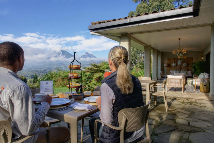 Wilderness Sabyinyo Volcanoes National Park Rwanda misty foothills Virunga Massif gorilla trekking