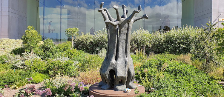 Norval Foundation Cape Town interior gallery African artists sculptures rotating exhibitions South Africa