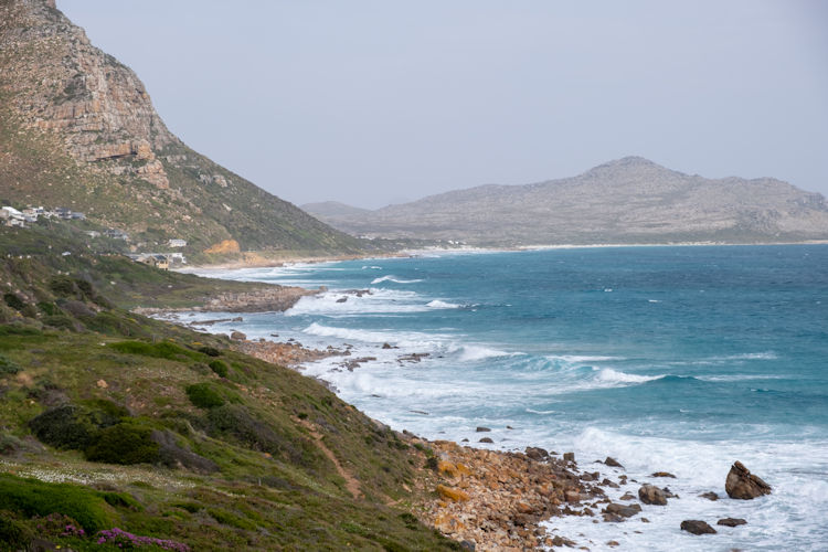 Cape Point Cape of Good Hope coastline baboons ostriches lighthouse rugged cliffs Cape Peninsula