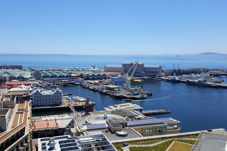 V&A Waterfront Cape Town Cape Wheel shopping dining Victoria Wharf Robben Island views