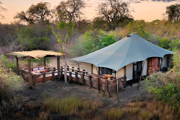 andBeyond Ngala Tented Camp nine tented suites 14700 hectares exclusive traversing Big Five Kruger