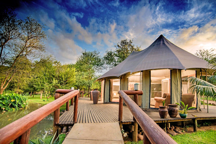 Chisomo Safari Camp Karongwe Reserve tented suites private deck guided bush walks game drives Kruger