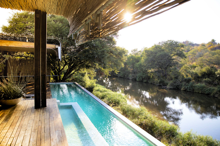 Singita Sweni Lodge Lebombo concession Kruger suites stilts floor-to-ceiling glass archery safari