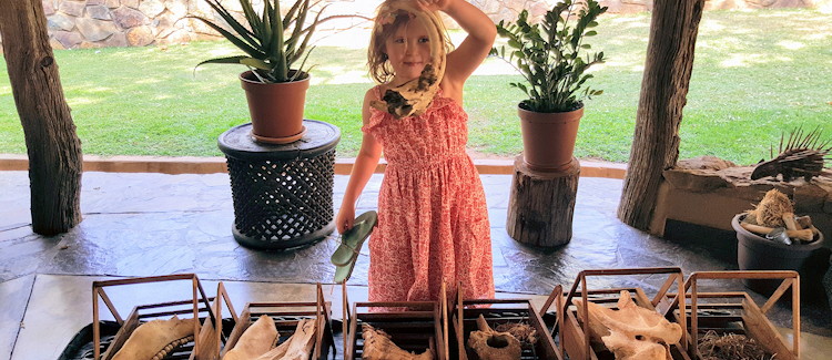 Kids on safari Madikwe family-friendly lodge children chef kudu ostrich steak tasting discovery