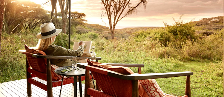 Sanctuary Ngorongoro Crater Camp 10 tents rim valley quick crater floor access Tanzania