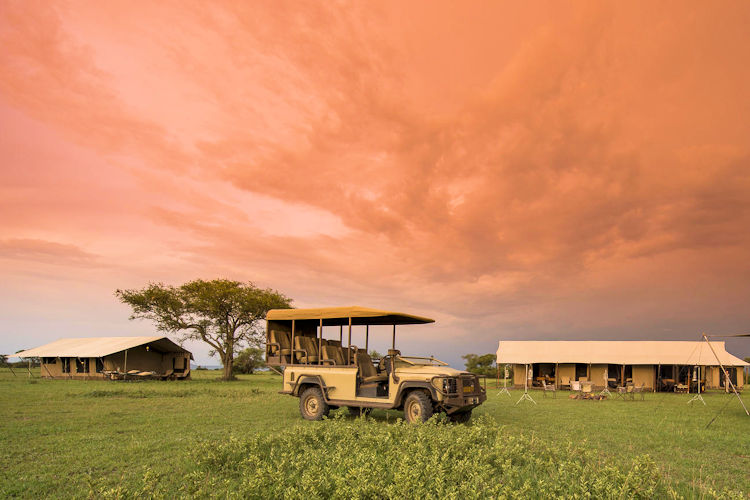 Singita Explorer Tented Camp Serengeti private game drives hot air balloon bush walks conservation Tanzania