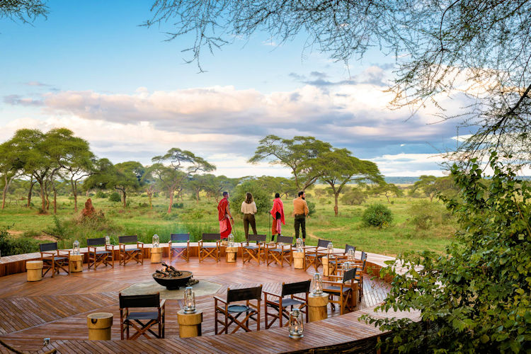Sanctuary Swala Camp Tarangire exclusive canvas pavilions night drives walking safaris nocturnal Tanzania