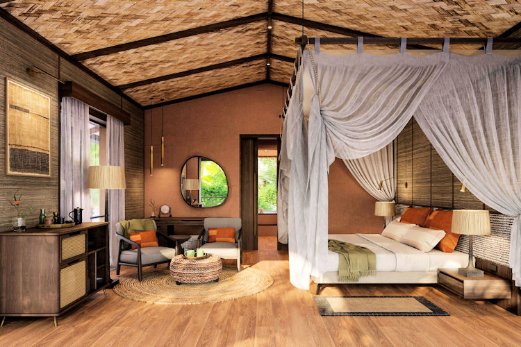Sanctuary Gorilla Forest Camp Bwindi 8 tents mini-spa lounge gorilla trekking Buhoma Uganda