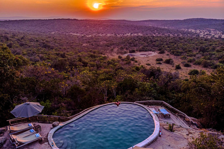Mihingo Lodge Lake Mburo National Park rocky kopje horseback safari night drives leopard Uganda