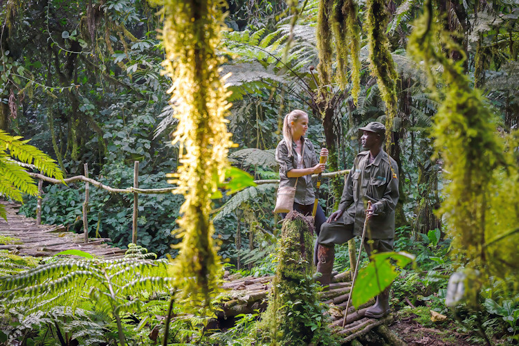 Luxury lodge Uganda honeymoon Sanctuary Gorilla Forest Camp Kyambura Gorge Lodge Lake Victoria Serena