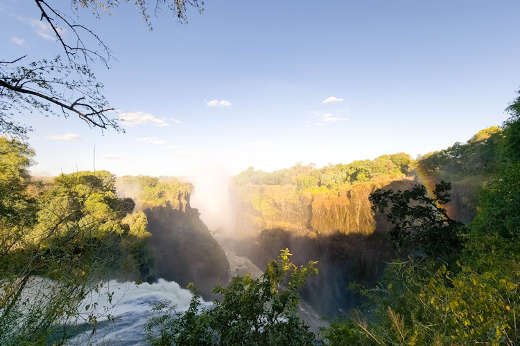 Victoria Falls proximity Hwange National Park Zimbabwe 100km Seven Natural Wonders combined itinerary