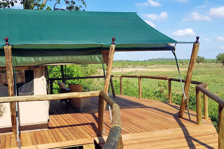 Deteema Springs Camp Hwange National Park natural springs elephants antelopes luxury tents Zimbabwe