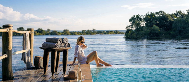 Sussi & Chuma Lodge Livingstone Zambia Zambezi River luxury suites romantic honeymoon Victoria Falls