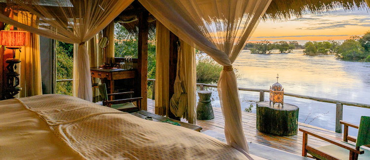 Tongabezi Lodge Zambia Zambezi River romantic privacy honeymoon couples Victoria Falls Livingstone