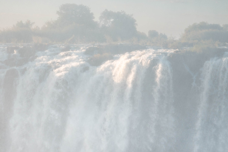 Victoria Falls Mosi-oa-Tunya Smoke that Thunders Zambezi River largest sheet falling water world