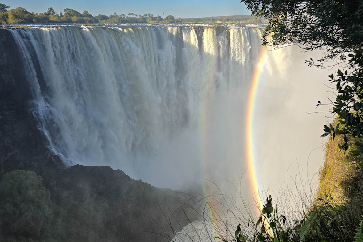 Victoria Falls Zimbabwe seven natural wonders world helicopter ride Devil's Pool Zambezi River