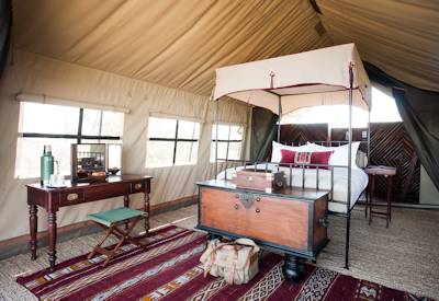 En-suite tented bedrooms