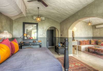 Bedrooms and private lounge