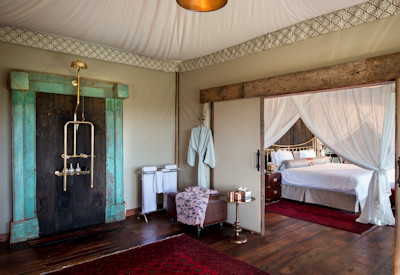 Duba Plains with indoor shower option