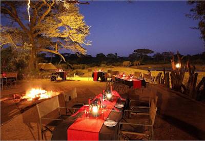 Elephant Valley at night