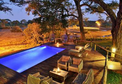 Swimming pool with a view