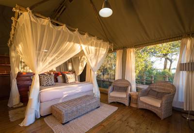 Beautifuly tented safari suites