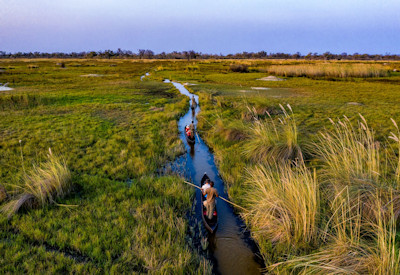 Mokoro in the Khwai Community Reserve
