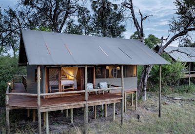 Surrounded by riverine and mopane forests