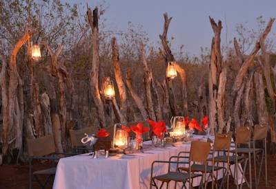 outdoor boma dining