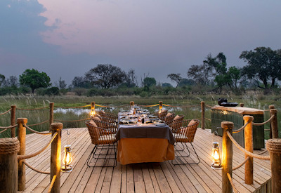 Views of the northern fringes of the Okavango