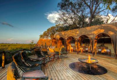 Viewing deck and firepit