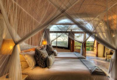 Comfortable bedrooms with views