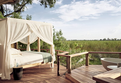 Star beds and outdoor baths